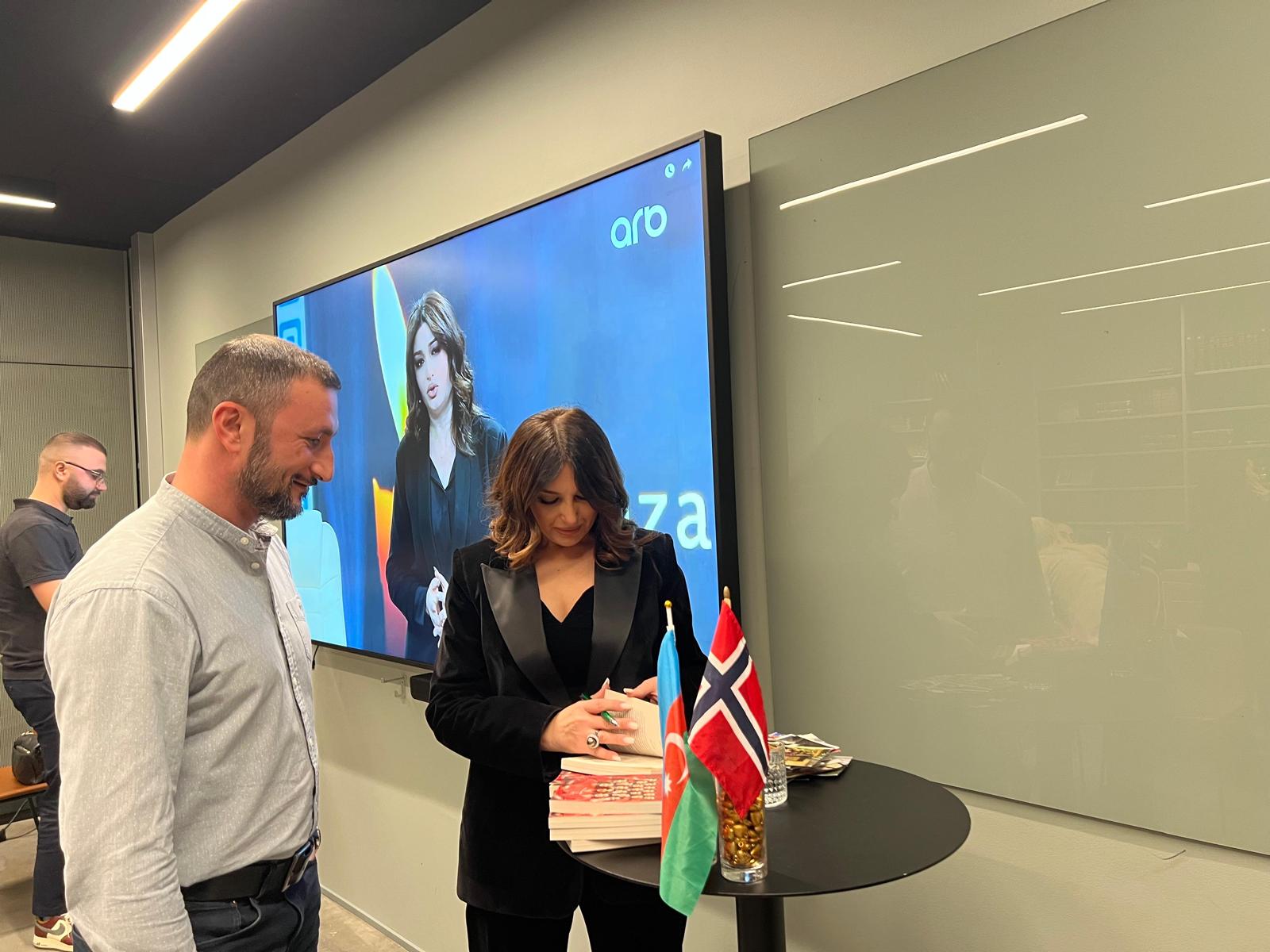 Osloda Dilarə Əliyeva ilə 